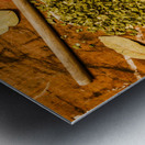 Spicy kitchen ingredients  Metal print