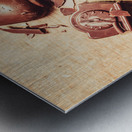 Smashing chocolate fondue party Metal print