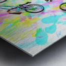 Pop art circuit Metal print