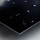 Microphone club Metal print