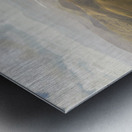 Rural town valley Metal print