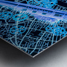 Tactical subs blueprint Metal print