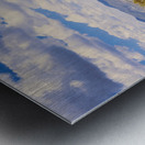 Peaceful pastel panorama Metal print