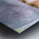 Golf Player Blowing The Ball Metal print