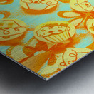 Buttercake buttons Metal print