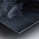 Serene moonlit river Metal print