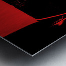 The quick and the red Metal print