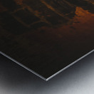 Vintage colonial lantern Metal print