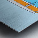 Surfing Australia VW Kombi Van Metal print