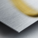 Sparkling Diamond Engagement Ring Metal print