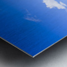 Arid agricultural landscape in South Tasmania Metal print