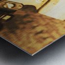 Sextant sailing navigation tool Metal print