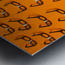 Army of nerd glasses Metal print