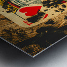 Poker war revolt Metal print