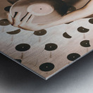 Pinup DJ rocking around the clock  Metal print