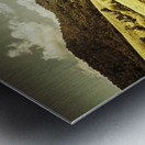 Peaceful panoramic pasture Metal print