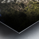 Tranquil mountain canyon Metal print