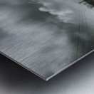 Dark stormy road to Cradle Mountain in Tasmania Metal print