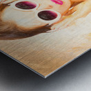 Fashion art pinup woman Metal print