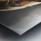 Star super model in fashion limelight Metal print