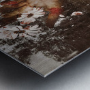 In love and death Metal print