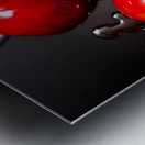 Red candy apples or apple taffy Metal print