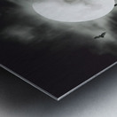 Haunted dark castle Metal print