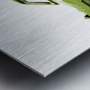 Datsun 510 Comic Strip Metal print