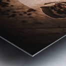 Coffee bean art Metal print