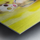 Beauty and fashion pinup girl Metal print