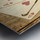 Scorecard of Aces Metal print