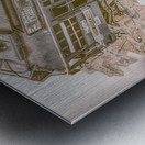 Autumns coarse Metal print