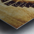 A risk and a chance  Metal print