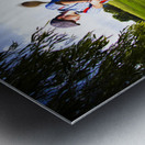 Golf Ball On Fire Metal print