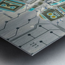 Wired intelligence Metal print