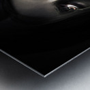 Scary vampire woman. Bloody halloween horror Metal print