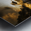 Dramatic dark coast Metal print