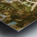 The news cycle Metal print