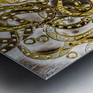 Horseshoe patterning Metal print