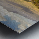 Mountain valley landscape Metal print