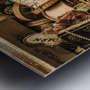 A stitch in time Metal print