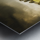 Colourful fields and farmyards Metal print