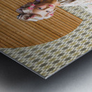 Vintage Fashion Photo Of A Sexy Blond Woman Metal print