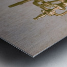 Cafe industrial Metal print