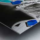 Urban tracks Metal print