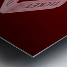 Vintage cinema movie ticket Metal print