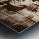 Sign of an old coffeehouse employee Metal print