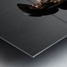 Female Outback Traveler Metal print