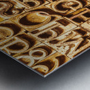 Presstraction Metal print