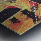 Grunge skate art Metal print